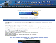 Tablet Screenshot of fspassengers.com